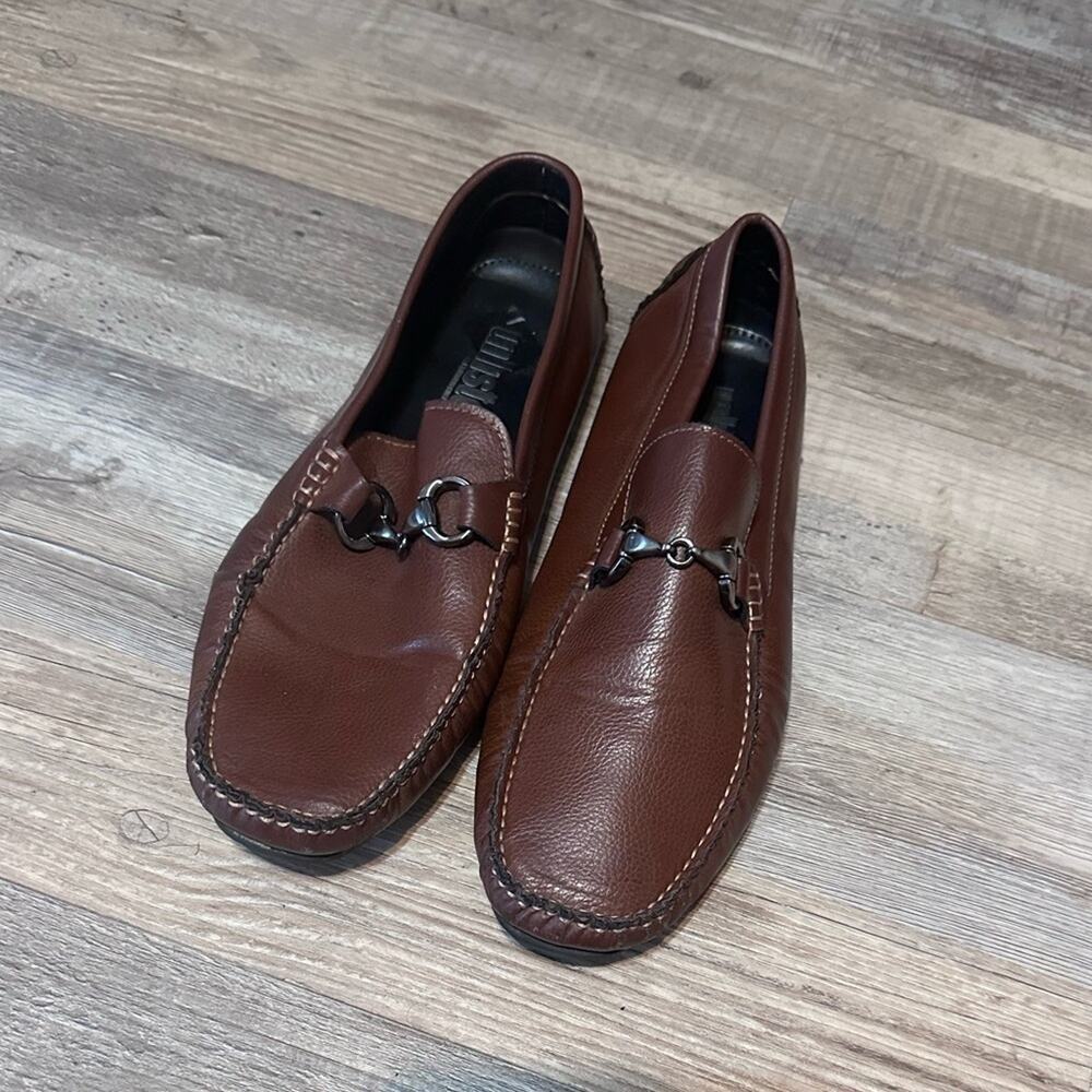 Kenneth Cole Unlisted Hope Lake Brown Slip On Comfort Dress Shoes 10.5M